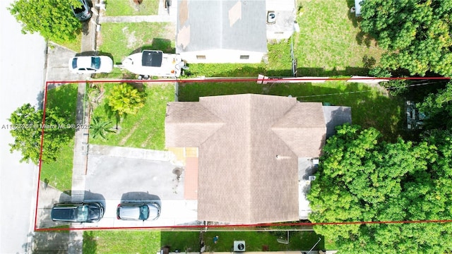 217 E 20th St, Hialeah, FL 33010 - aerial view of property and surrounding area featuring property boundaries highlighted