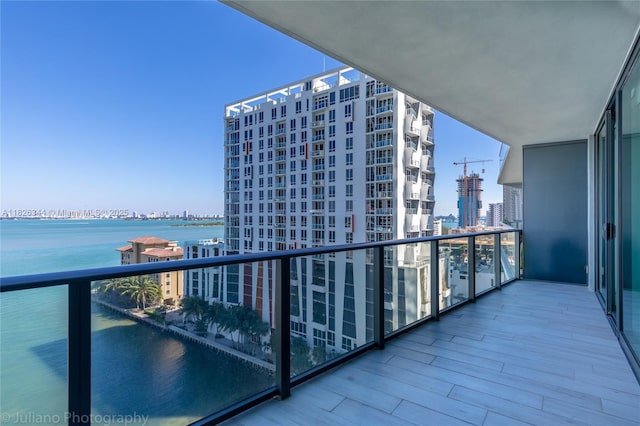 460 NE 28th St Unit 1905, Miami, FL 33137 - balcony with a view of city and a water view