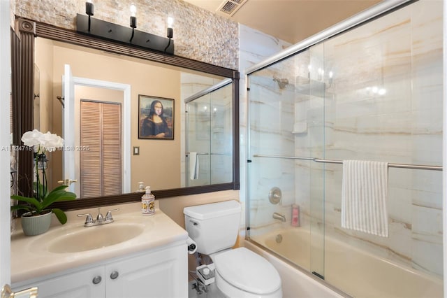 602 Lincoln Ct Unit 602, Deerfield Beach, FL 33442 - bathroom featuring vanity and shower / bath combination with glass door