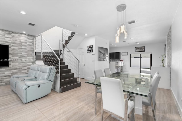 8880 W 35th Ct, Hialeah, FL 33018 - dining room with recessed lighting and stairway