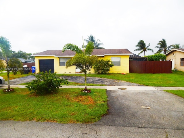 7301 SW 8th St, North Lauderdale, FL 33068 - single story home with driveway and a garage