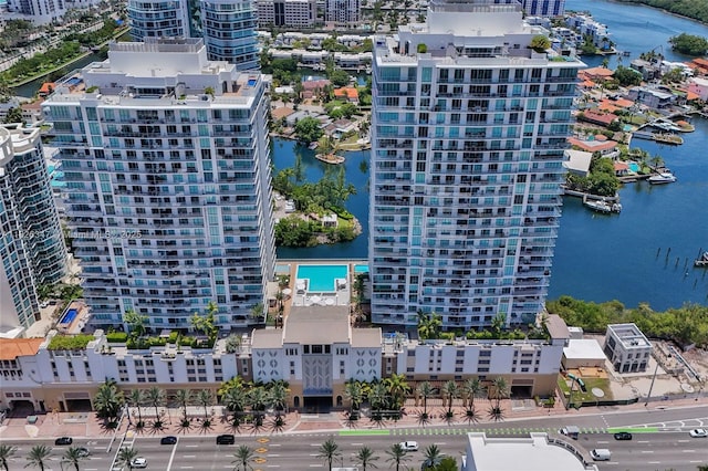 300 Sunny Isles Blvd Unit 4-Ts-04, Sunny Isles Beach, FL 33160 - view of urban area with a nearby body of water and apartment complex / building