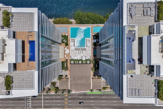 300 Sunny Isles Blvd Unit 4-Ts-04, Sunny Isles Beach, FL 33160 - bird's eye view of a pool area