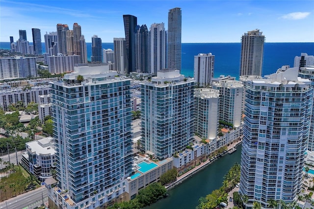 300 Sunny Isles Blvd Unit 4-Ts-04, Sunny Isles Beach, FL 33160 - skyline view with a nearby body of water