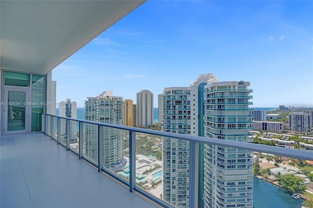 300 Sunny Isles Blvd Unit 4-Ts-04, Sunny Isles Beach, FL 33160 - balcony with a water view and a city view