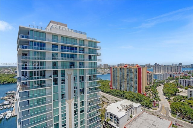 300 Sunny Isles Blvd Unit 4-Ts-04, Sunny Isles Beach, FL 33160 - view of property featuring a city view and a water view