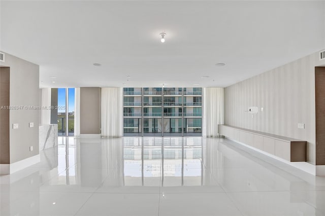 300 Sunny Isles Blvd Unit 4-Ts-04, Sunny Isles Beach, FL 33160 - unfurnished room featuring expansive windows and tile patterned flooring
