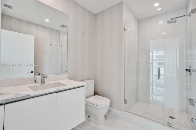 300 Sunny Isles Blvd Unit 4-Ts-04, Sunny Isles Beach, FL 33160 - bathroom featuring vanity and a shower stall