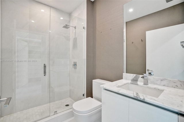 300 Sunny Isles Blvd Unit 4-Ts-04, Sunny Isles Beach, FL 33160 - bathroom featuring vanity and a shower stall