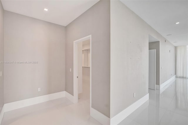300 Sunny Isles Blvd Unit 4-Ts-04, Sunny Isles Beach, FL 33160 - tiled spare room with baseboards and recessed lighting