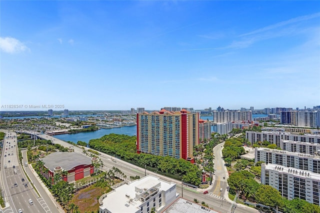300 Sunny Isles Blvd Unit 4-Ts-04, Sunny Isles Beach, FL 33160 - view of urban area with a highway and a large body of water