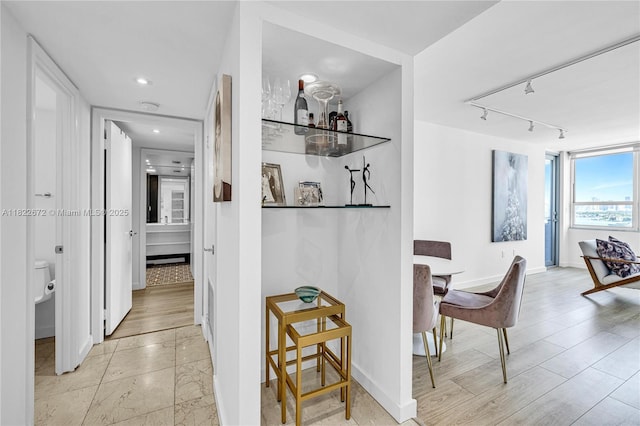 11 Island Ave Unit 1103, Miami Beach, FL 33139 - hall featuring recessed lighting and track lighting
