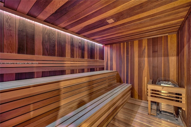 11 Island Ave Unit 1103, Miami Beach, FL 33139 - relaxing sauna with wood walls and wooden ceiling