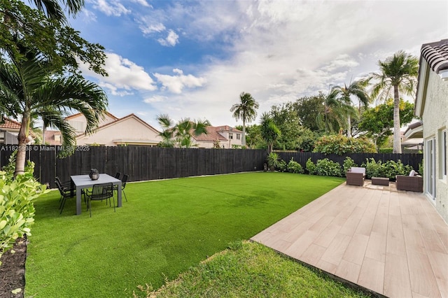 9248 Magnolia Ct, Davie, FL 33328 - fenced backyard with a patio