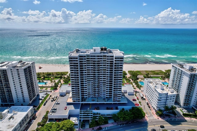 2555 Collins Ave Unit 606, Miami Beach, FL 33140 - bird's eye view of expansive beach