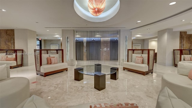 2555 Collins Ave Unit 606, Miami Beach, FL 33140 - building lobby featuring recessed lighting