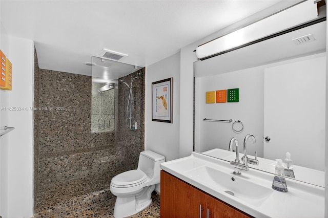 2555 Collins Ave Unit 606, Miami Beach, FL 33140 - full bathroom with vanity and tiled shower