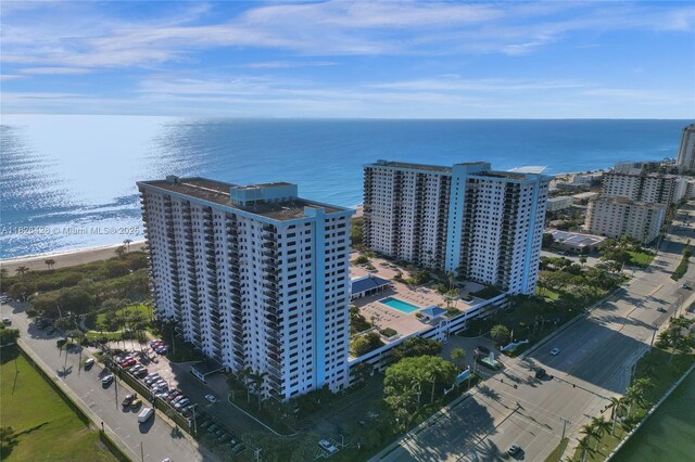 1201 S Ocean Dr Unit 218N, Hollywood, FL 33019 - view of urban area featuring a nearby body of water and a pool