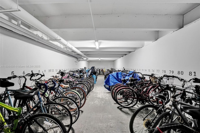 1201 S Ocean Dr Unit 218N, Hollywood, FL 33019 - garage with bike storage