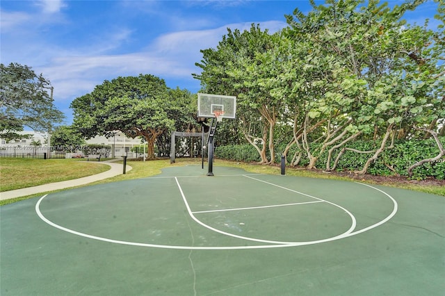 1201 S Ocean Dr Unit 218N, Hollywood, FL 33019 - view of basketball court featuring basketball hoop
