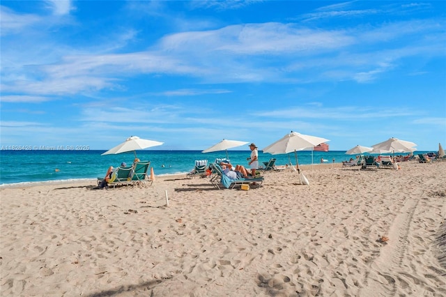 1201 S Ocean Dr Unit 218N, Hollywood, FL 33019 - water view featuring local beach