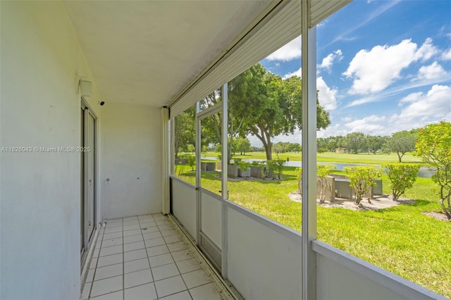 13255 SW 7th Ct Unit 113D, Pembroke Pines, FL 33027 - unfurnished sunroom with golf course view