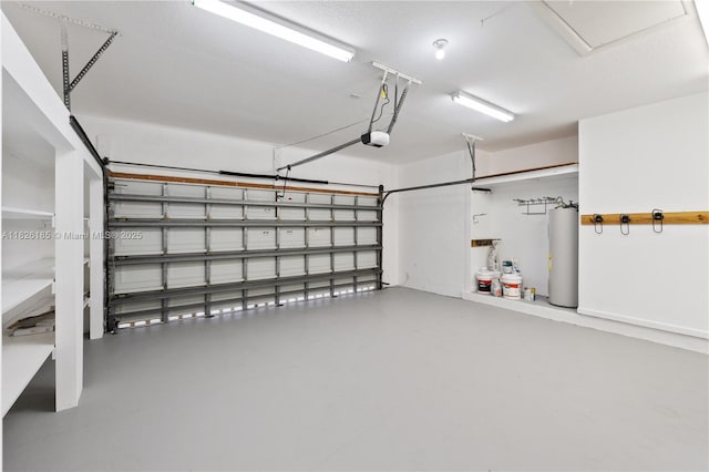 11581 SW 10th Ct, Pembroke Pines, FL 33025 - garage featuring gas water heater and a garage door opener