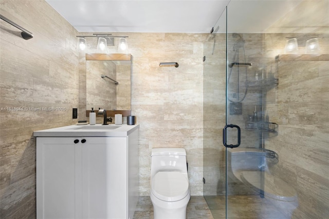 1621 Bay Rd Unit Ph3, Miami Beach, FL 33139 - bathroom with a stall shower and vanity