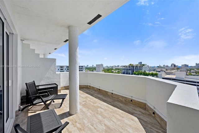 1621 Bay Rd Unit Ph3, Miami Beach, FL 33139 - patio / terrace featuring a view of city