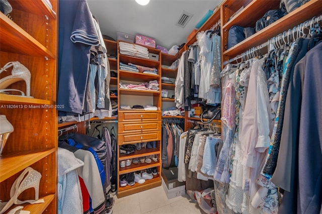480 NE 30th St Unit 1402, Miami, FL 33137 - spacious closet with tile patterned floors