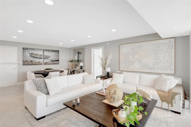 2701 N Ocean Blvd Unit 18A, Fort Lauderdale, FL 33308 - living room with recessed lighting