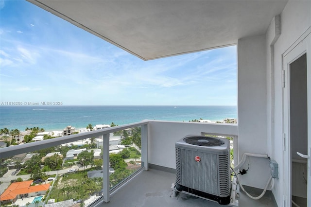 2701 N Ocean Blvd Unit 18A, Fort Lauderdale, FL 33308 - balcony with a water view