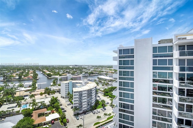 2701 N Ocean Blvd Unit 18A, Fort Lauderdale, FL 33308 - view of building exterior featuring a water view and a city view