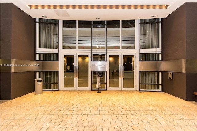 60 SW 13th St Unit 3805, Miami, FL 33130 - view of exterior entry with french doors