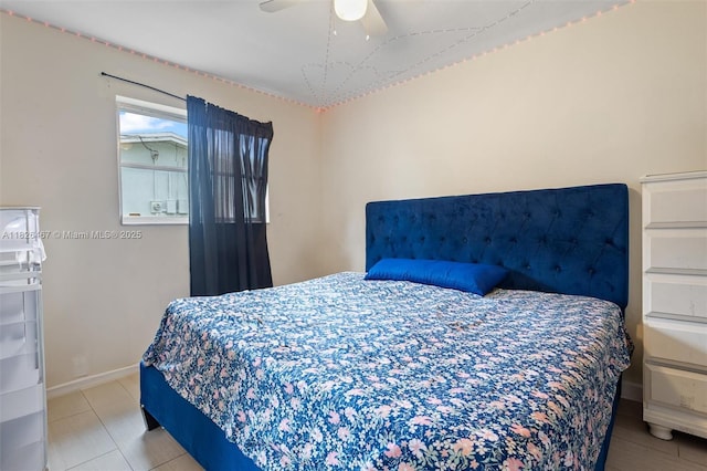6441 NW 26th St, Sunrise, FL 33313 - bedroom with ceiling fan and tile patterned flooring