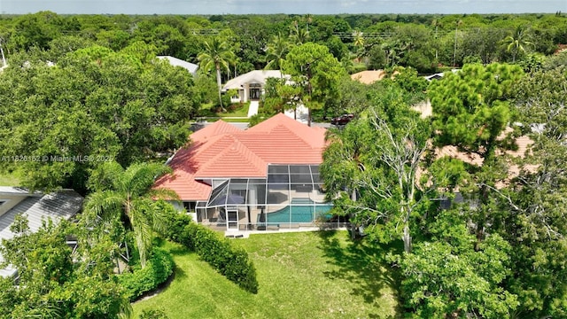 1137 SW Lighthouse Dr, Palm City, FL 34990 - view from above of property featuring a heavily wooded area