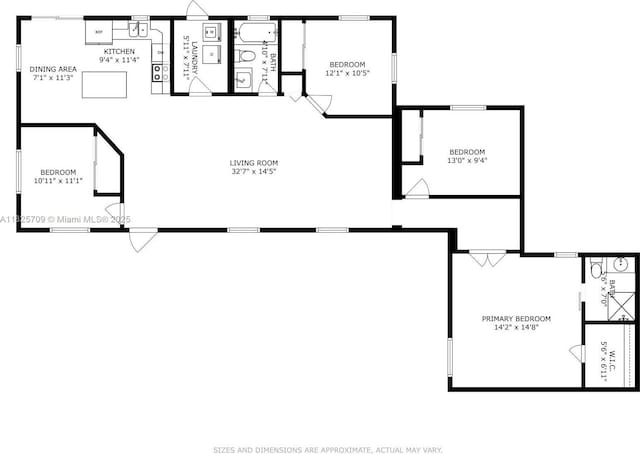 5637 SW 40th St, West Park, FL 33023 - view of floor plan / room layout