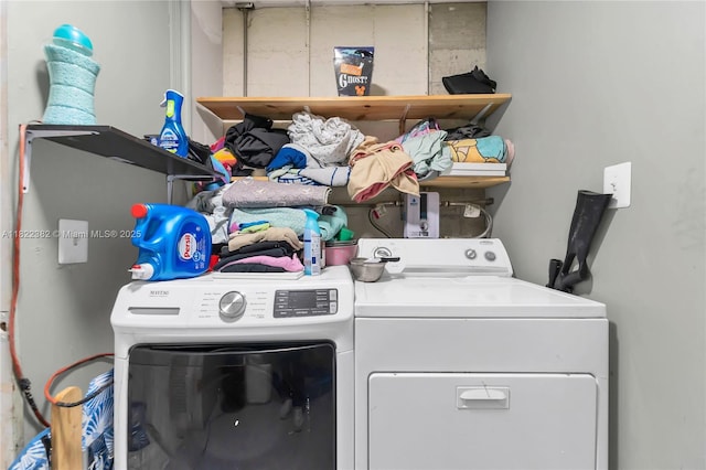 7540 Simms St, Hollywood, FL 33024 - washroom with washing machine and clothes dryer