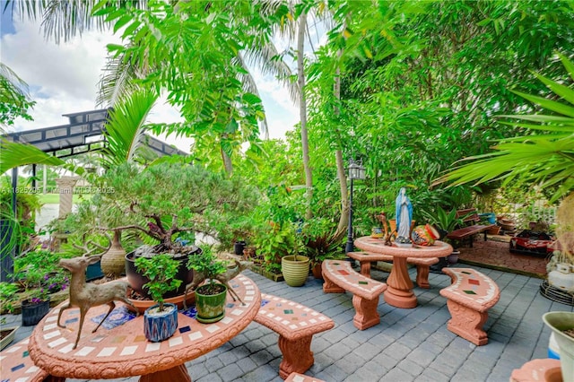 3457 NE 2nd St, Homestead, FL 33033 - view of patio / terrace with outdoor dining area