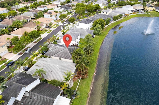 3457 NE 2nd St, Homestead, FL 33033 - aerial view of residential area with a nearby body of water