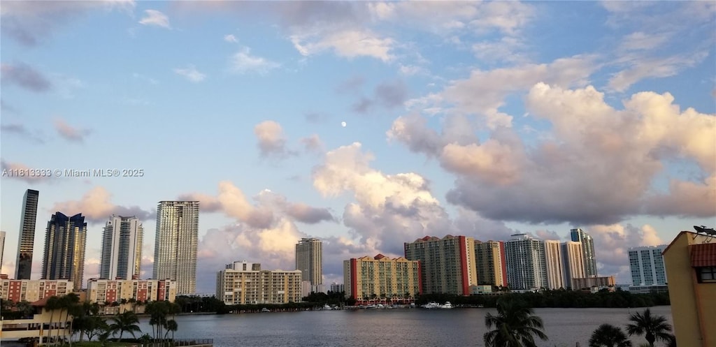 4000 NE 169th St Unit 407, North Miami Beach, FL 33160 - view of city skyline with a nearby body of water