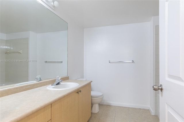 1919 Van Buren St Unit 205A, Hollywood, FL 33020 - full bath featuring vanity, tile patterned flooring, and a shower