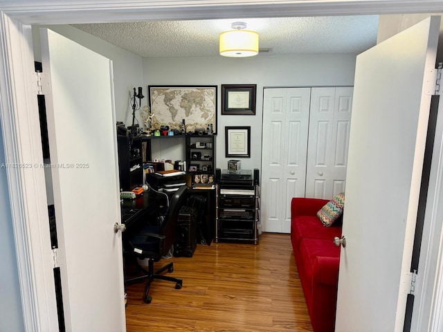 17673 SW 19th St, Miramar, FL 33029 - office space featuring wood finished floors and a textured ceiling