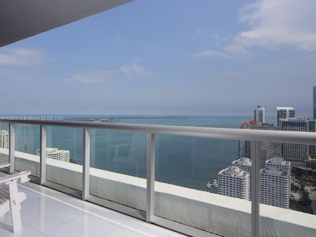 495 Brickell Ave Unit 4205, Miami, FL 33131 - balcony with a water view
