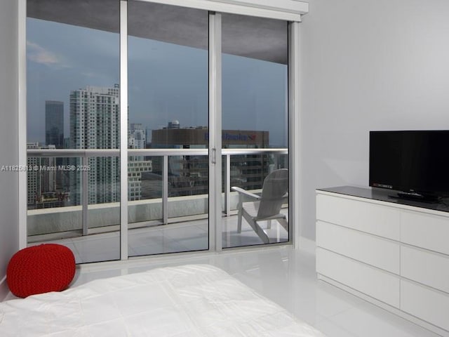 495 Brickell Ave Unit 4205, Miami, FL 33131 - view of tiled bedroom