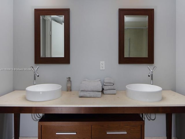 495 Brickell Ave Unit 4205, Miami, FL 33131 - bathroom with double vanity