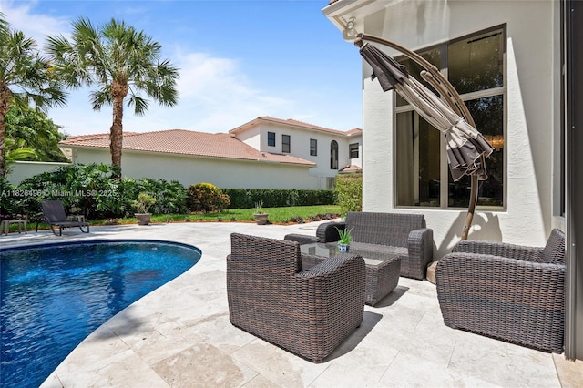 17866 Lake Azure Way, Boca Raton, FL 33496 - outdoor pool featuring a patio area