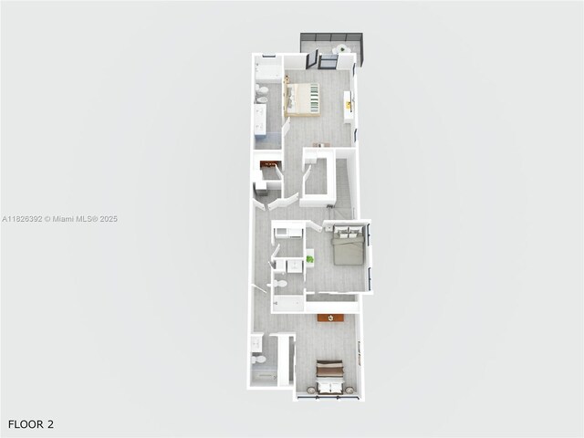 3313 Percival Ave Unit 3313, Miami, FL 33133 - view of floor plan / room layout