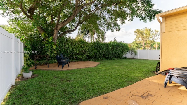 8443 Garden Gate Pl, Boca Raton, FL 33433 - fenced backyard featuring a patio