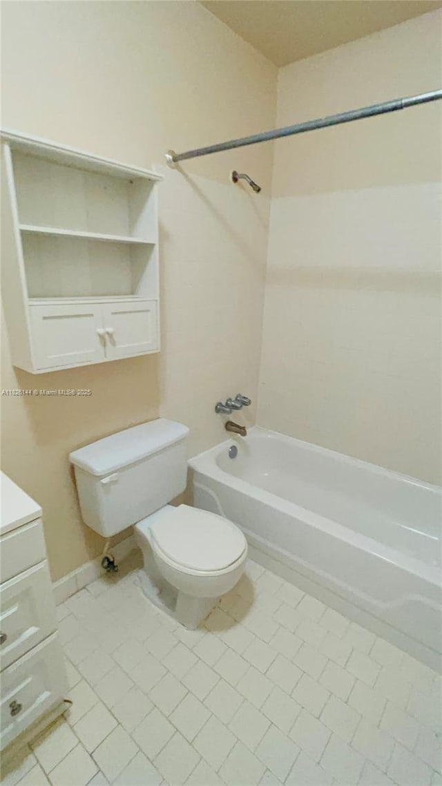 8917 NW 28th Dr Unit C-51, Coral Springs, FL 33065 - bathroom with shower / tub combination, vanity, and tile patterned floors
